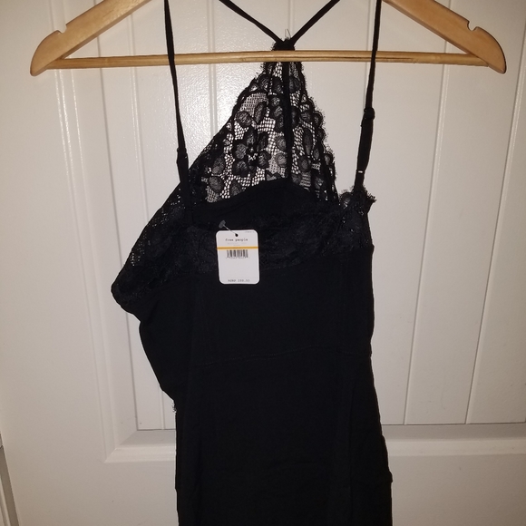 🆕FREE PEOPLE premonitions lace black dress size small - Picture 8 of 11